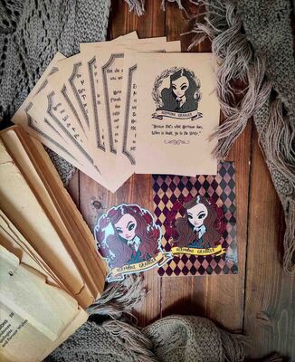 hermione granger , bookmark , sticker