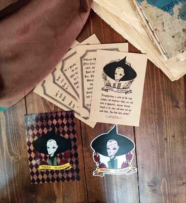 Professor Minerva McGonagall , harry potter,sticker,bookmark