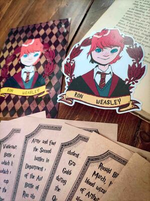 Ron Weasley,sticker,bookmark