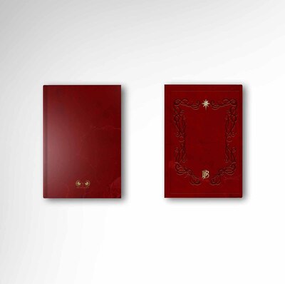 دفتر یادداشت با طرح کتاب سرخ بیلبو بگینز 